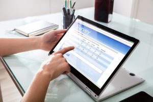 Customer Survey on Tablet