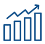 Growth chart icon