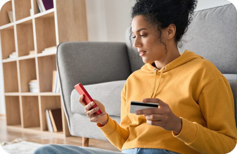 Younger Financial Consumer banking on digital mobile