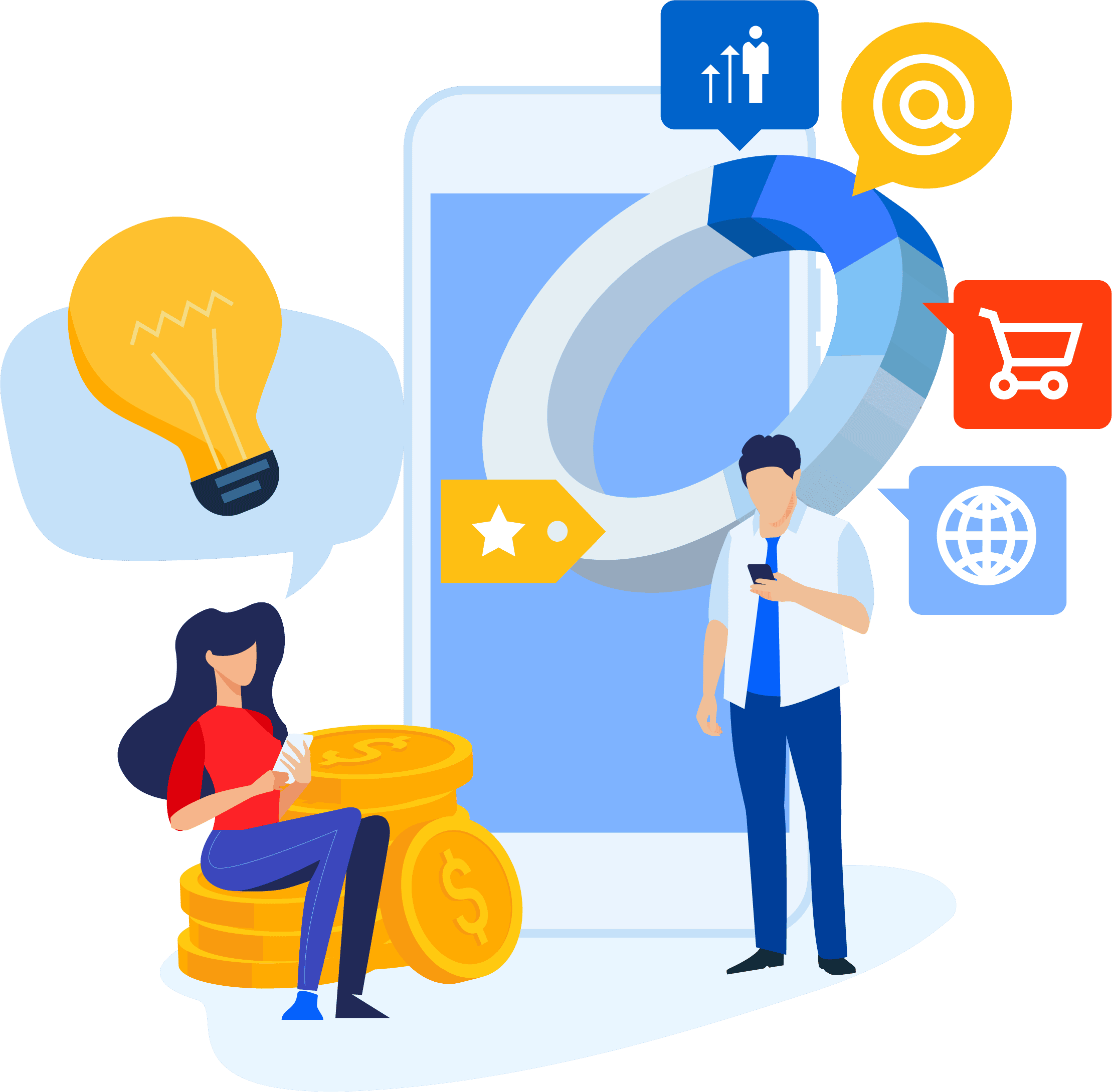 Customer Phone Feedback Graphic